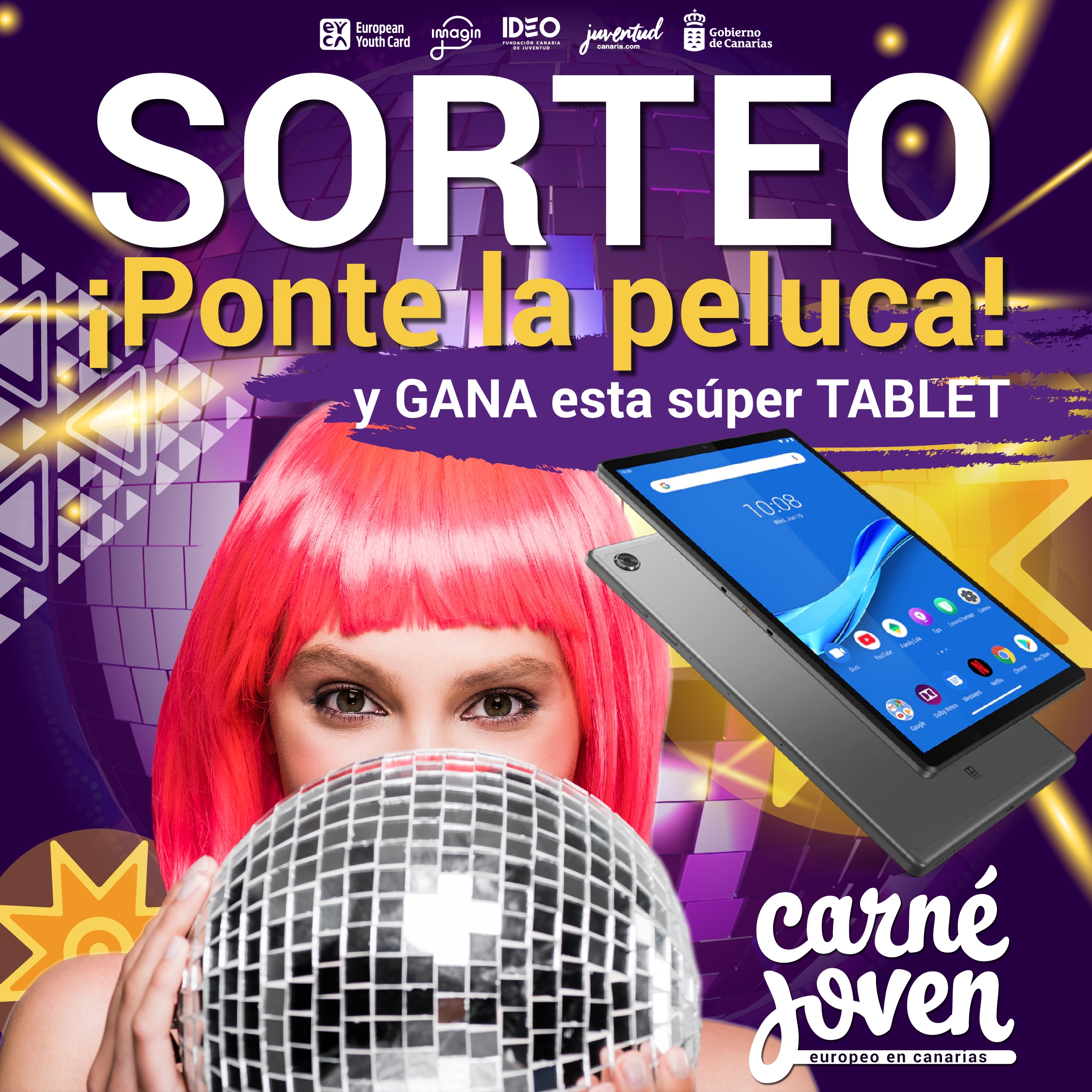 Sorteo de una tablet en Instagram Stories